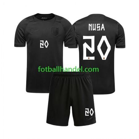 Barn Fotballdrakter Norge Antonio Nusa 20 Borte World Cup 2026 Kortermet